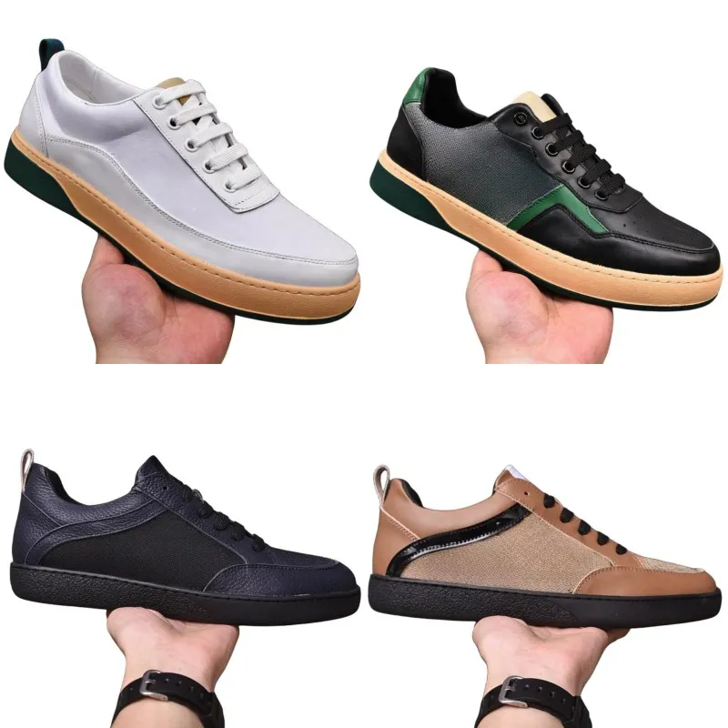 Loopschoenen mode outdoorschoenen designer sneakers heren topkwaliteit sport lederen mid-top trainers dames casual platte zool ademende canvas schoenen veters antislip