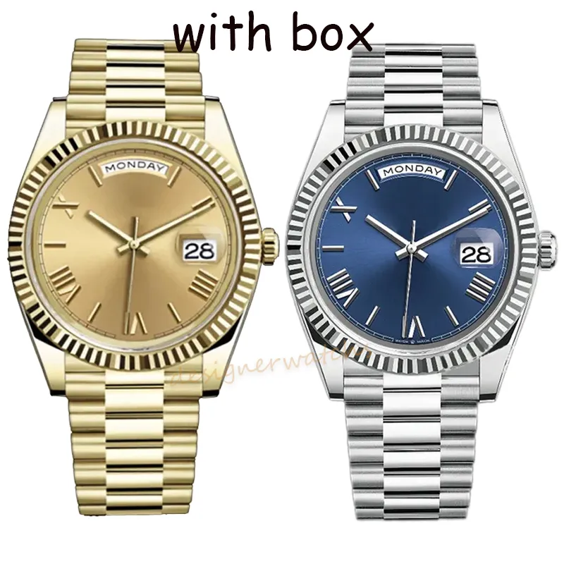 High quality montre de luxe 41mm 36MM Mens Womens Watches Automatic Movement full Stainless Steel Watch waterproof Mechanical Wristwatches gifts