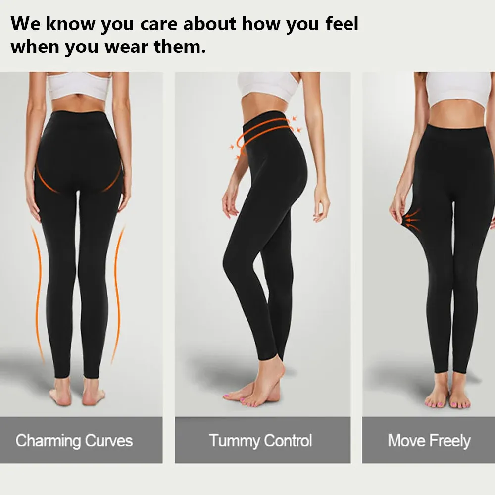 Winter Womens High Waist Thermal Thermal Leggings Women With Tummy