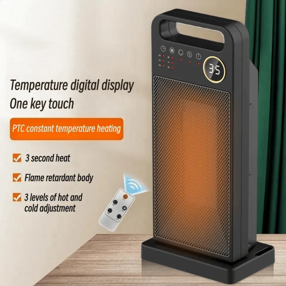 Home Heaters 2000W Electric Heater Intelligent Thermostat Vertical Heater Household Heater