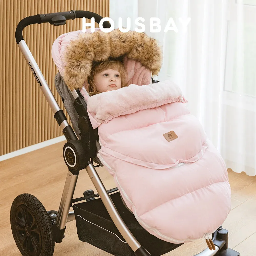 Sleeping Bags Baby Sleeping Bag Stroller Winter Windproof Fur Collar  Removable Footmuff 0-36 Months Small Multi-Color from Dhgate Sleeping Bags  - price 130.18