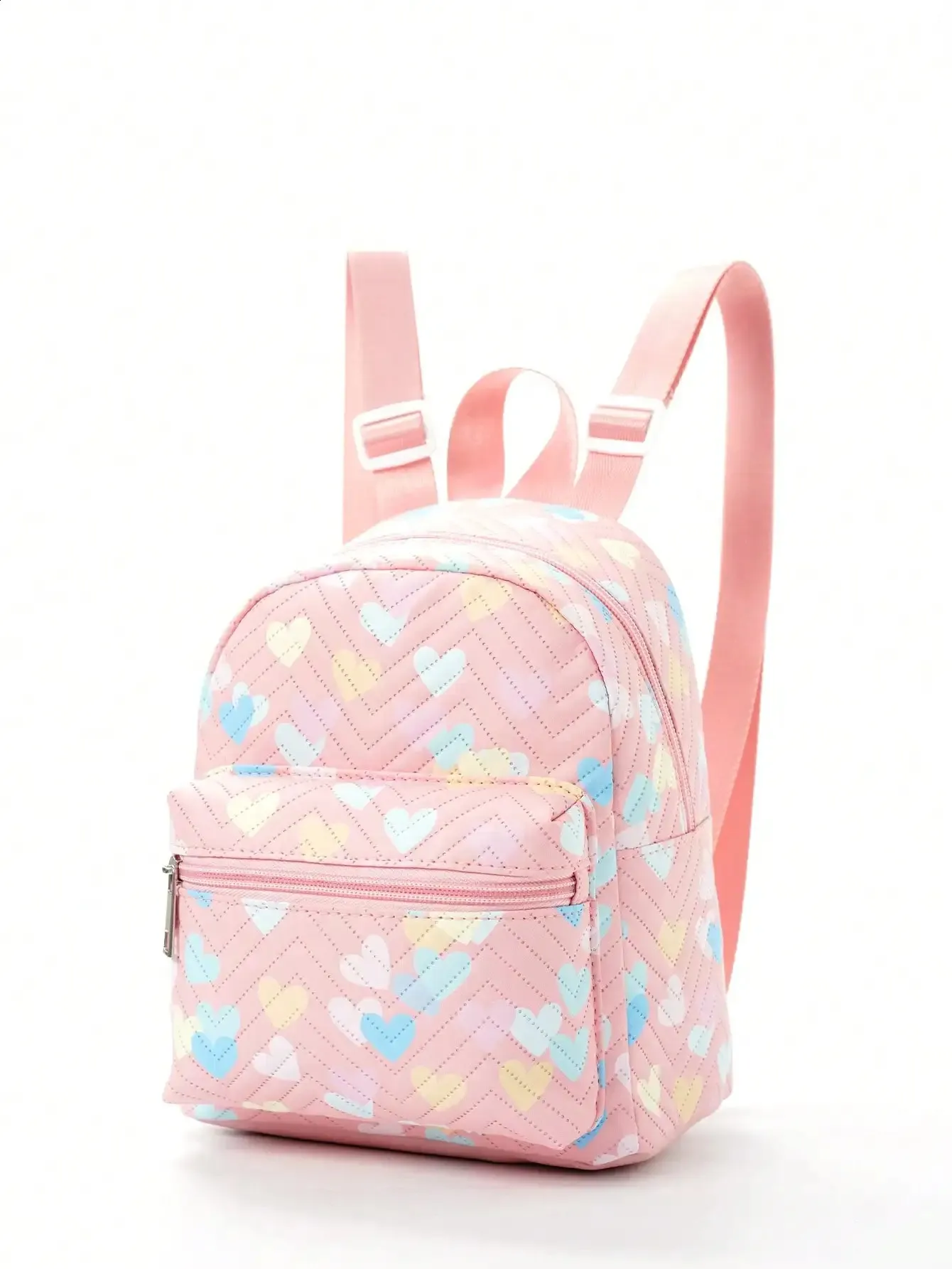 Bolsas menina menino bonito casual grande capacidade amor impressão pu mochila infantil bolsa de ombro escola 231030