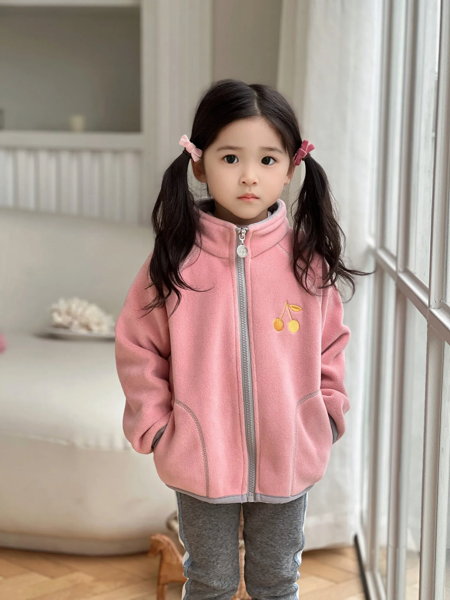 Winter Soft Fleece Coat Autumn Kids Girls Birls Conter