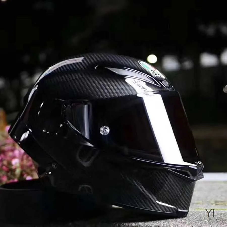 Casco integral de motocicleta de cara abierta Agv Pista Gp Rr Gris Rojo Edici n limitada Camale n Pizza Sand a Graffiti Trail Casco de carreras de