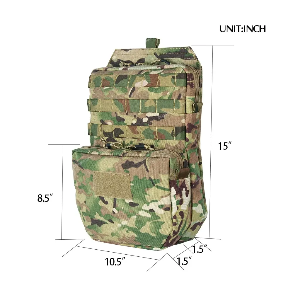 Tactische Hydratatiezak voor 3L Combat Hydratatiezak Waterzak Jachtvest Uitrustingstassen HuntingHunting Bags spanker outdoor militair