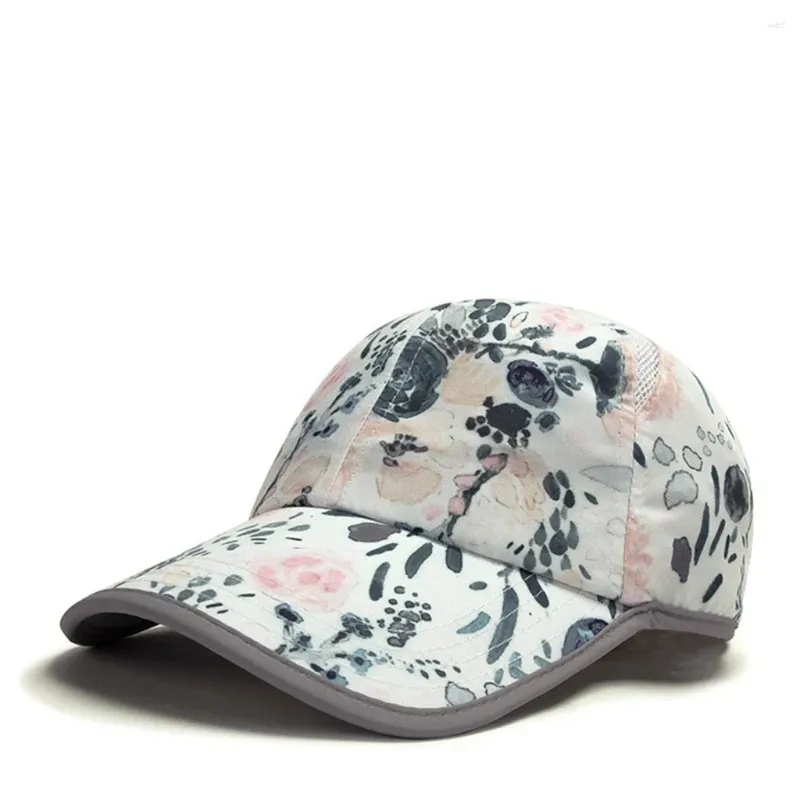 Ball Caps Tie-Dye Sports Hiking Cycling Sunlight-Proof Breathable Adjustable Baseball Cap Clear Color Visor