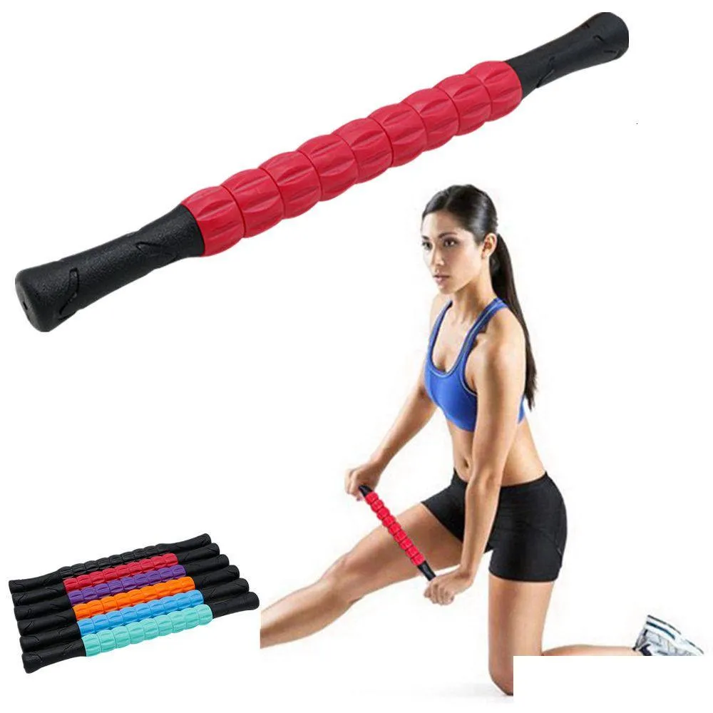 Yoga Blocks Muscle Roller Stick Body Mas R per alleviare il dolore e i bastoncini 230310 Drop Delivery Sport all'aperto Fitness Suppli Dhzas