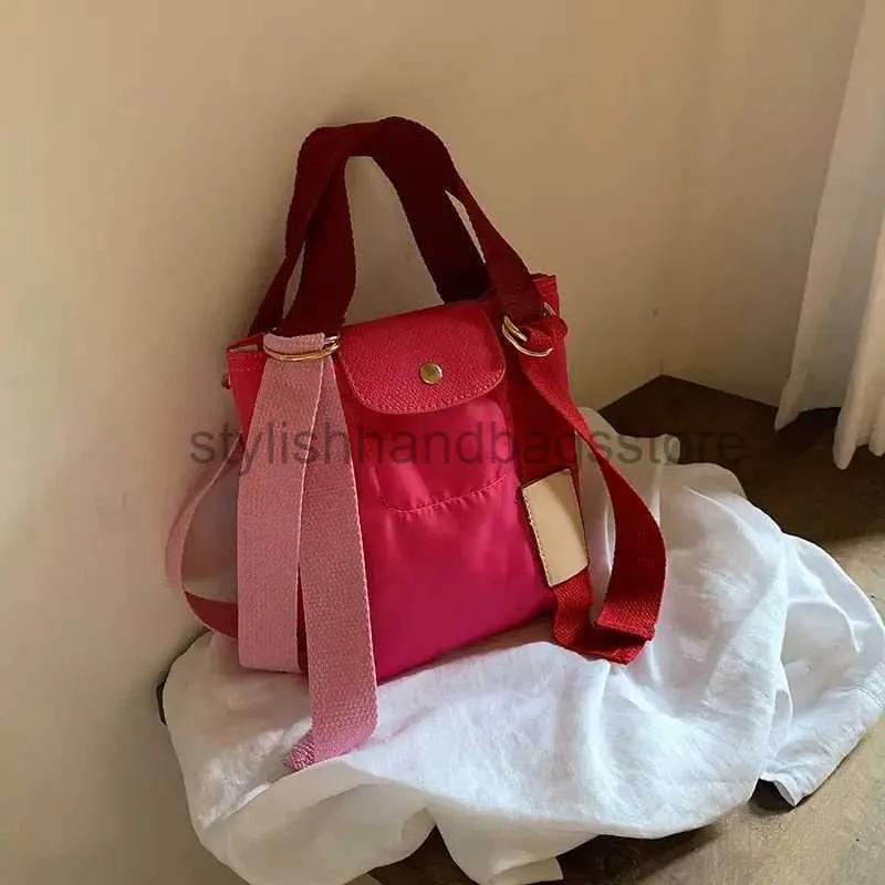 Bolsos de hombro Bolso de nailon respetuoso con el medio ambiente para mujer, sencillo, informal, con cremallera, riñonera suave, bolsos elegantes, tienda