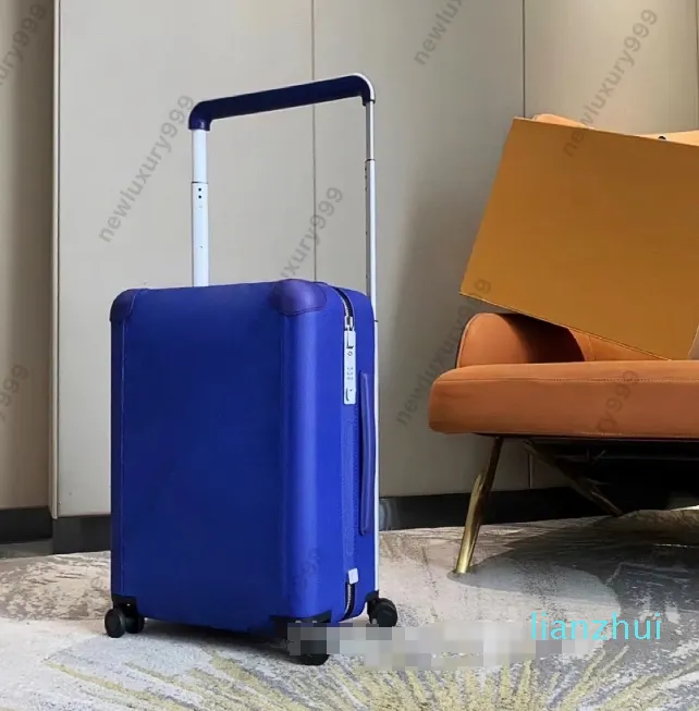 2024 Luxury Monogrammed Carry on Suitcase 10A PVC Classic Design Rolling Cabin Luggage for Business Travel