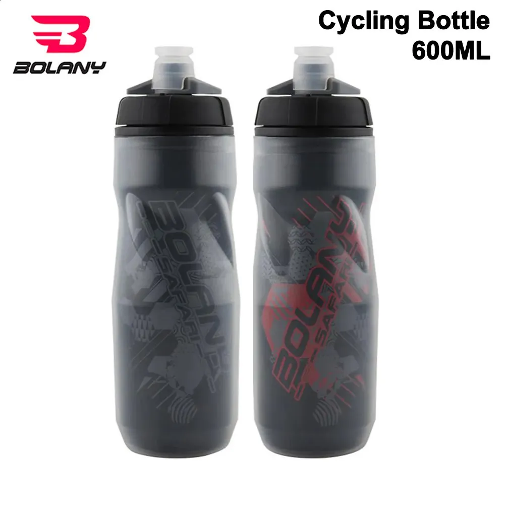 Gabbie per bottiglie d'acqua Borraccia per bicicletta Bolany 600ml Light Mountain PP5 Attrezzatura per ciclismo all'aperto protetta dal calore e dal ghiaccio 231030