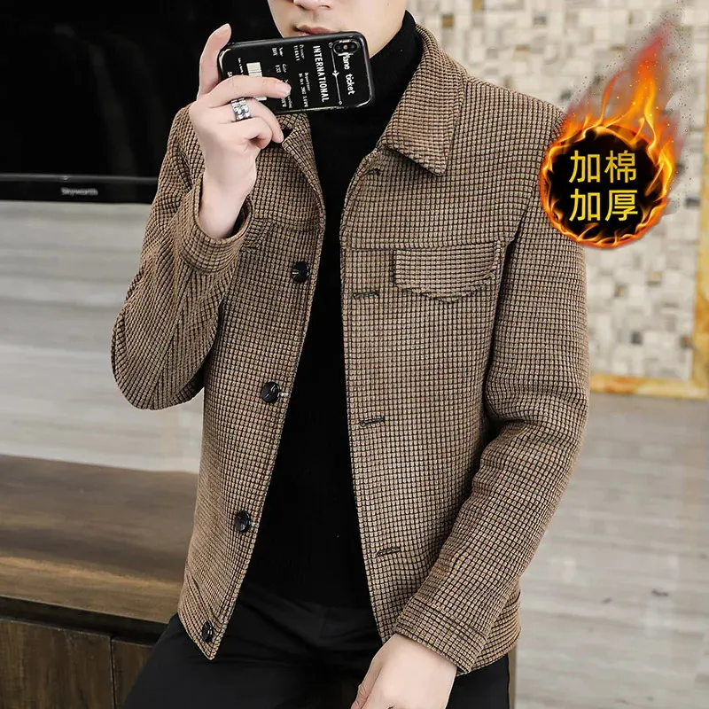 Mens short top top coat