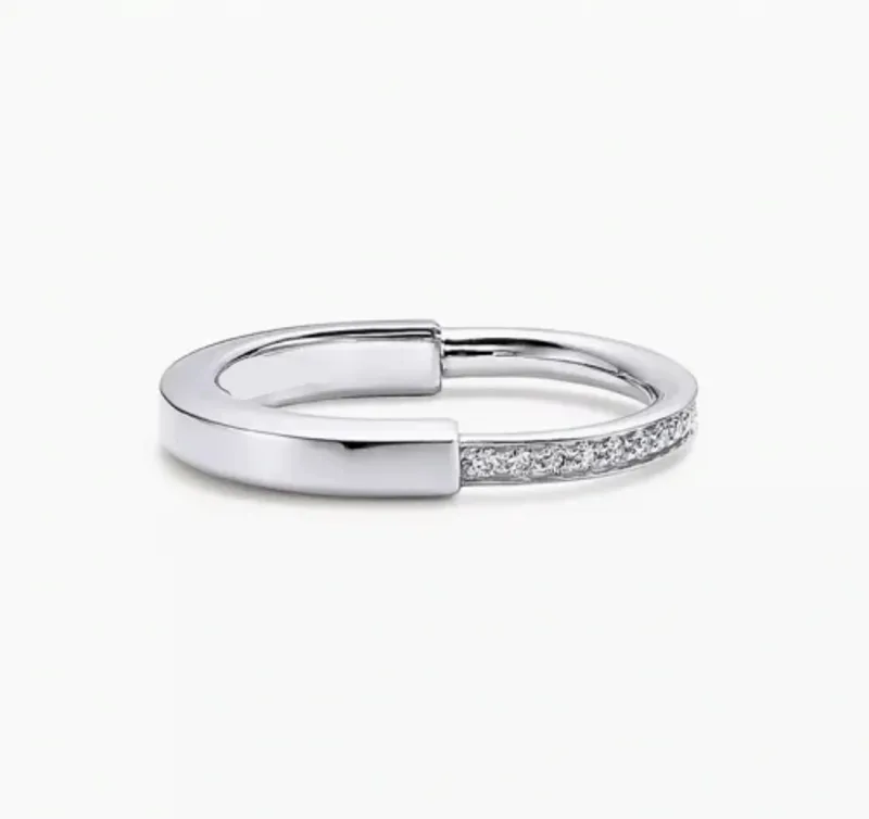 Luxury Rings Designer For Women Fashion U-shaped Lock Handbag Ring Classic T Letter Mens Womens Bangle S925 Sterling Silver CSD2310313