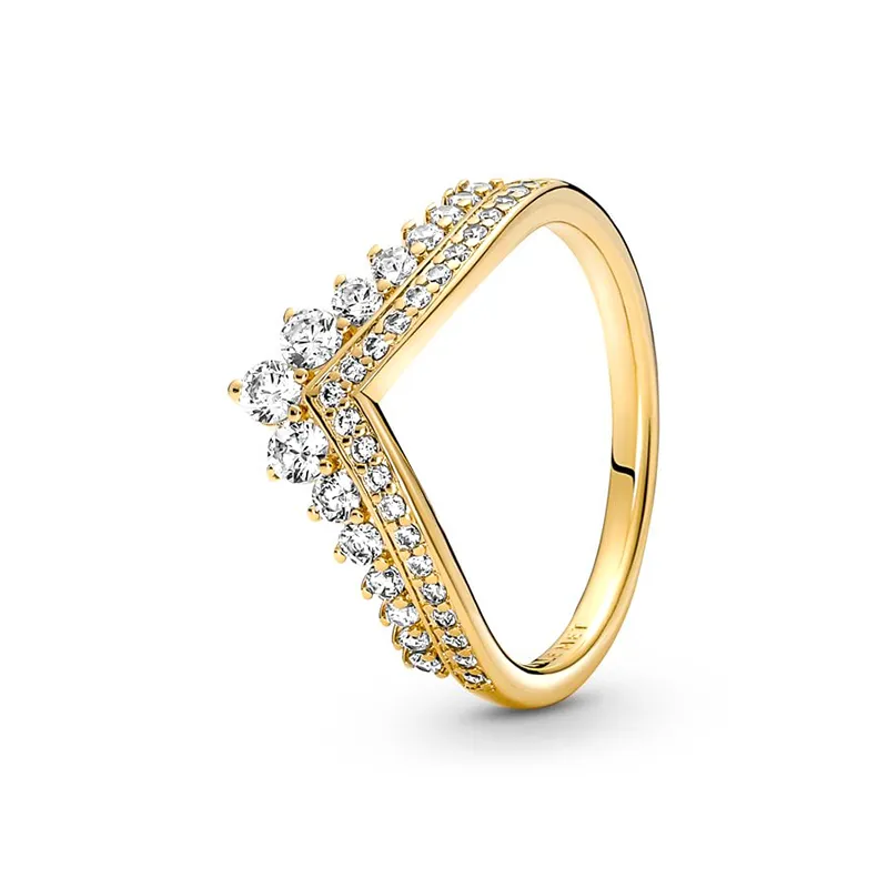 anéis de diamante para mulheres anel de casamento moissanite jóias rosa ouro prata pandor luxo anel moda jóias mulher festa de aniversário presente de natal tamanho 5-9