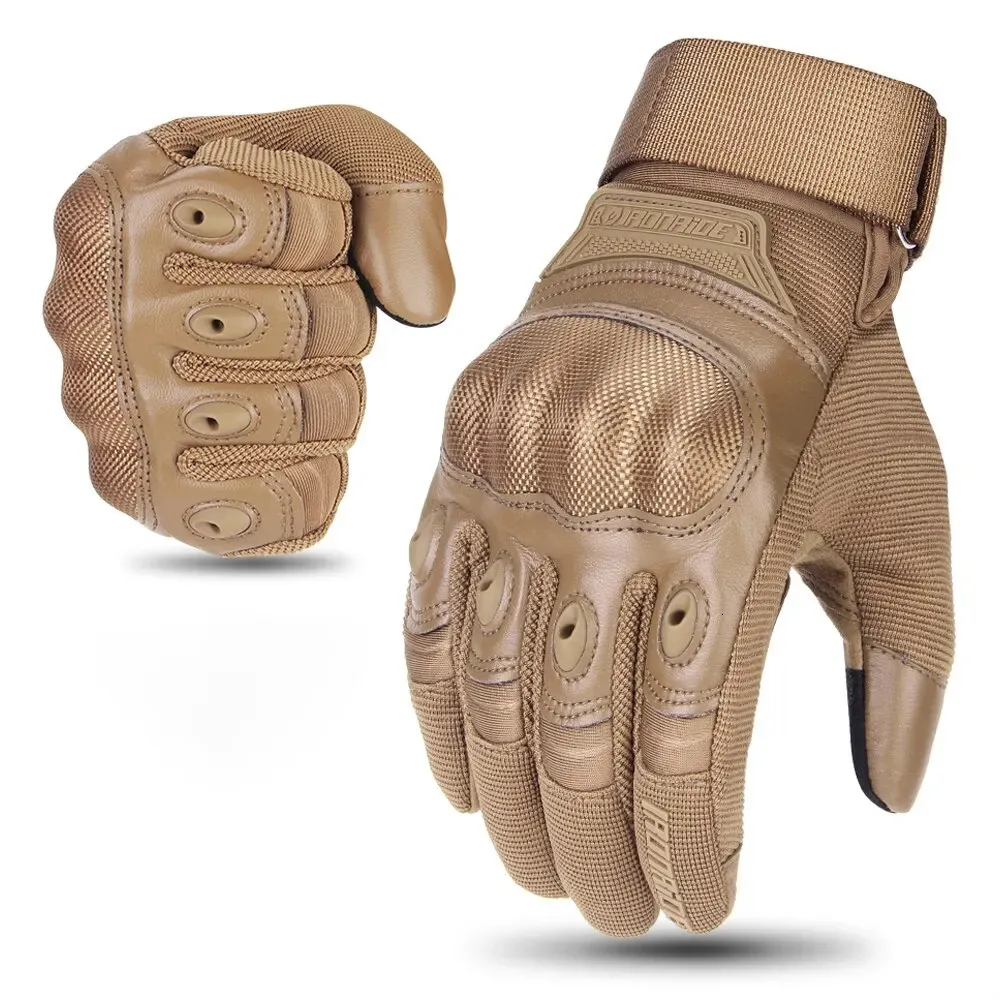 Radfahren Handschuhe Motorrad Voll Finger Handschuh Männer Outdoor Militärische Taktische Sport Schießen Jagd Airsoft Moto Motocross 231031