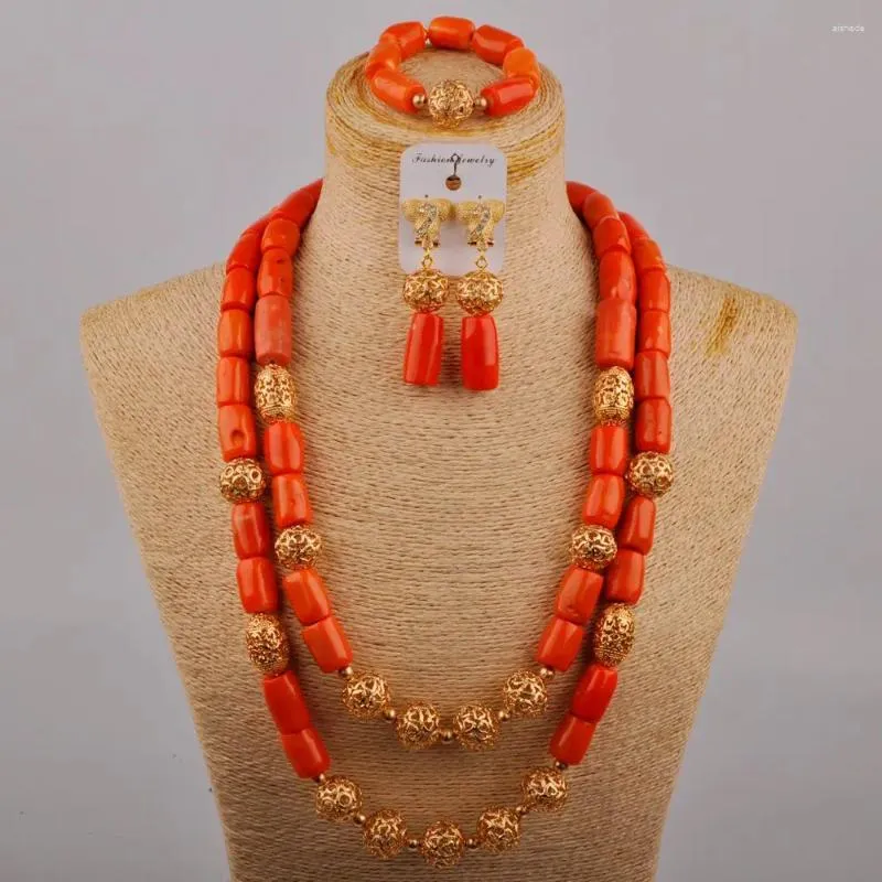 orange agate necklace (1 available) - FlorenceJewelshop