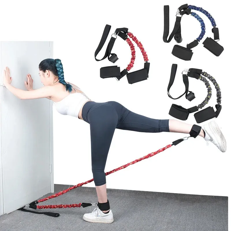 Faixas de resistência Treinamento Banda de resistência Perna Hip Power Fortalecer Pull Rope Belt System Cable Machine Gym Home Workout Fitness Equipment 231031