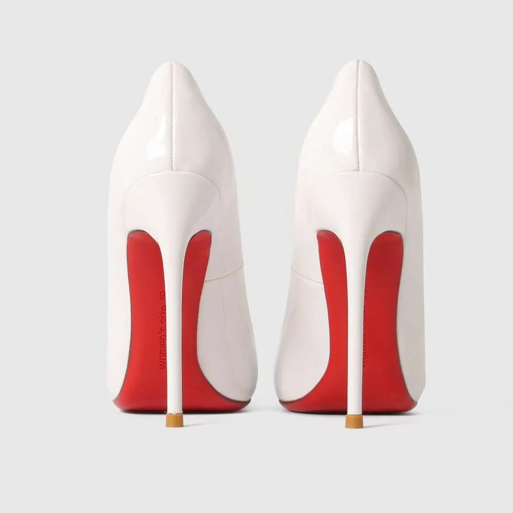Luxury Fashion Designer Red Bottoms Sexy Pointed Toe 2022 New Pure