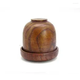 Cups Saucers Solid Whole Jujube Wood Sieve Cup Dice KTV Entertainment El Chess With Lid Wine Glass Water