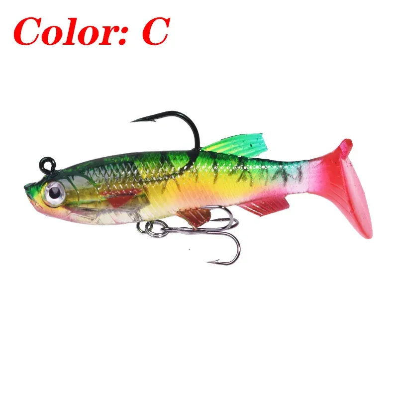 Fishing Bait Set With Jig Hook, Silicone Soft Bads, Swimbait, And  Artificial Rubber Rainbow Trout Bait Ideal For Pike Bass Lure Tackle  7.5cm/12g From Ren05, $9.58