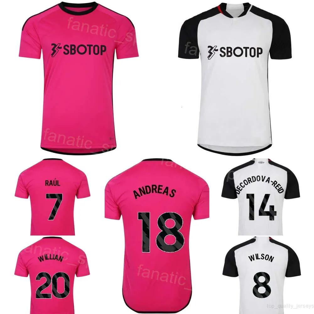 Fotboll 13 Tim Ream Jerseys 2023 24 Club 30 Carlos Vinicius 9 Aleksandar Mitrovic 18 Andreas Pereira 6 Harrison Reed 8 Harry Wilson Issa Diop Football Shirt Sats Fulemu