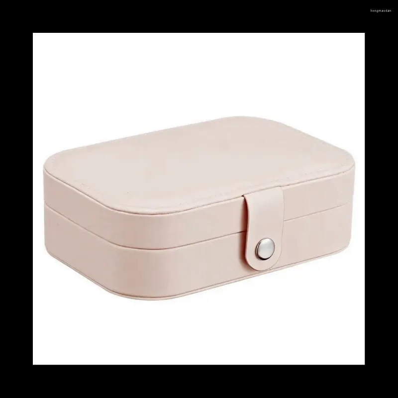 Storage Bags PU Leather Portable Travel Jewelry Box Organizer Packaging Case Earring Ring Necklace Jewellery