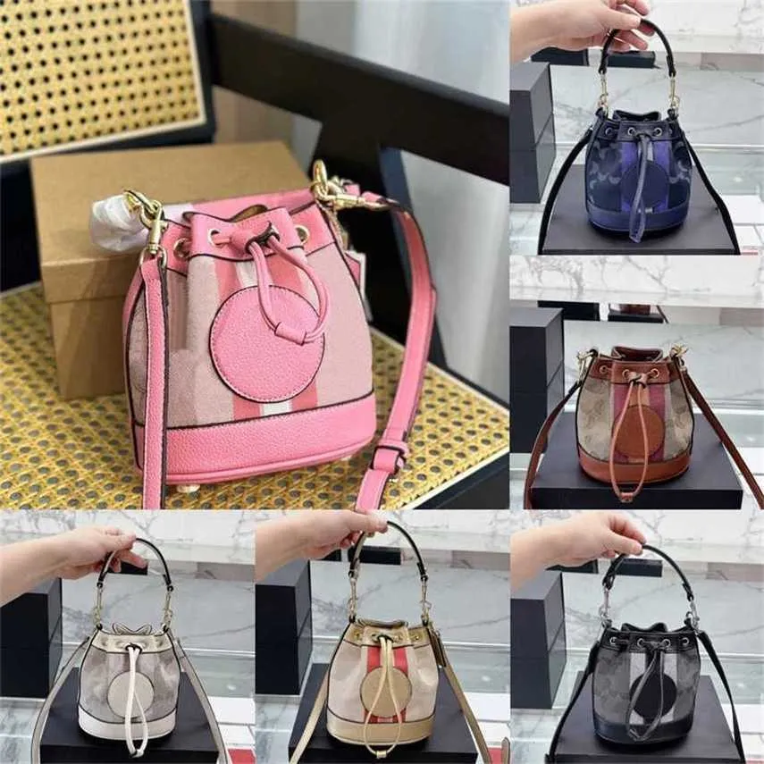 Coag 7 colors designer bag women shoulder bags letter luxurys handbags mini bucket bags Classic crossbody bags purse 230301