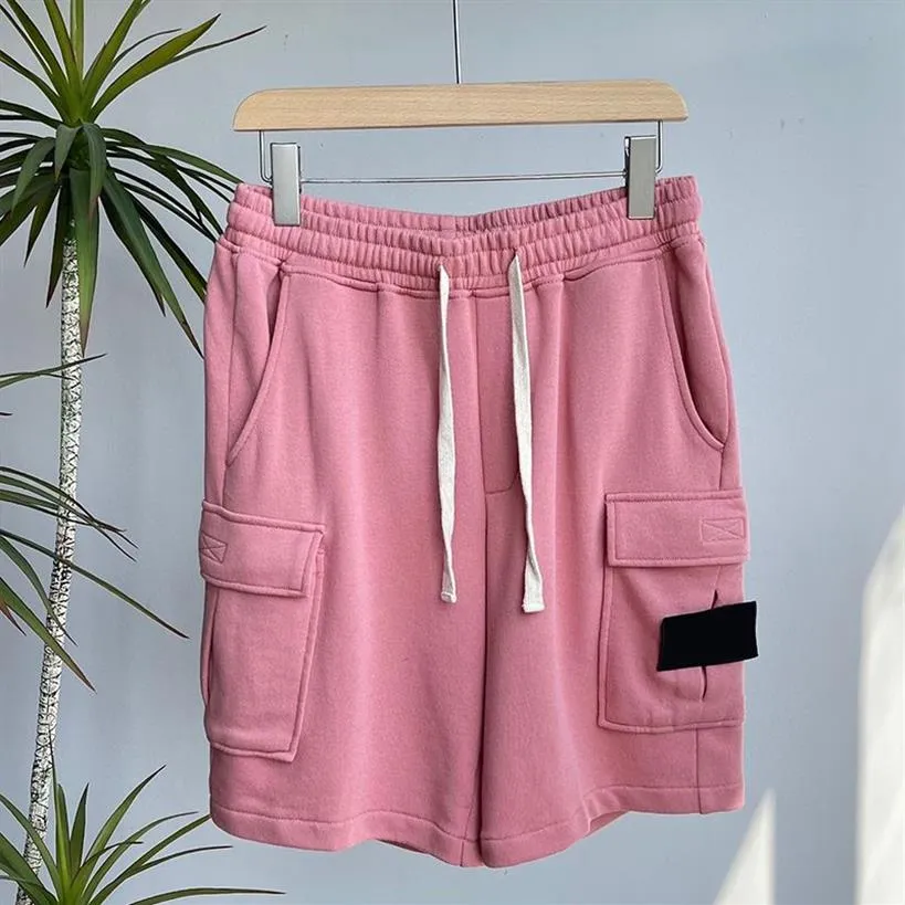 Zomerontwerper Herenontwerper Stone Shorts Pockets Werkbroek Womens Summer Island Sweatpants Multifunctionele dijbroeken Korte CAS329T