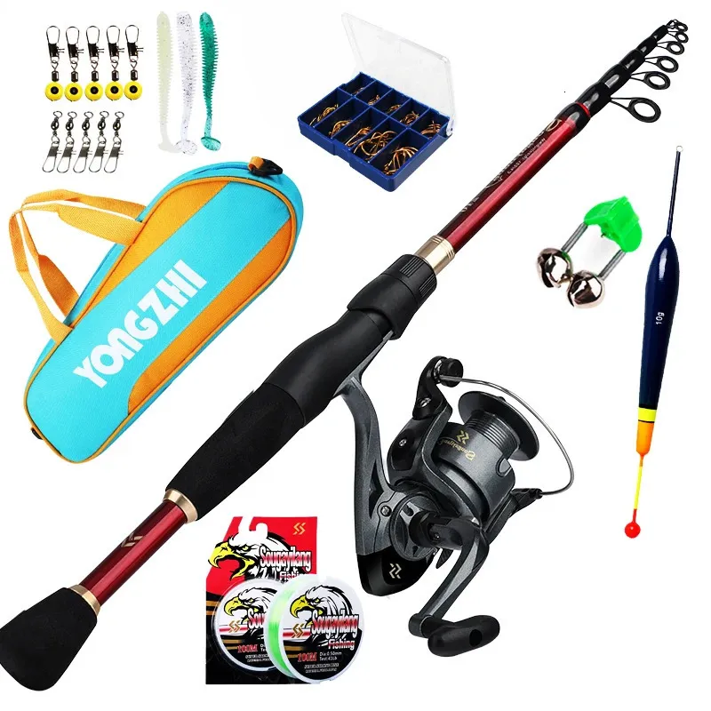 Sougayilang Ultralight Catfish Rods And Reels Set 1.8m Telescopic Spinning  Reel With Line Lure Hook Bag And Full Kit 231030 From Ren06, $29.01