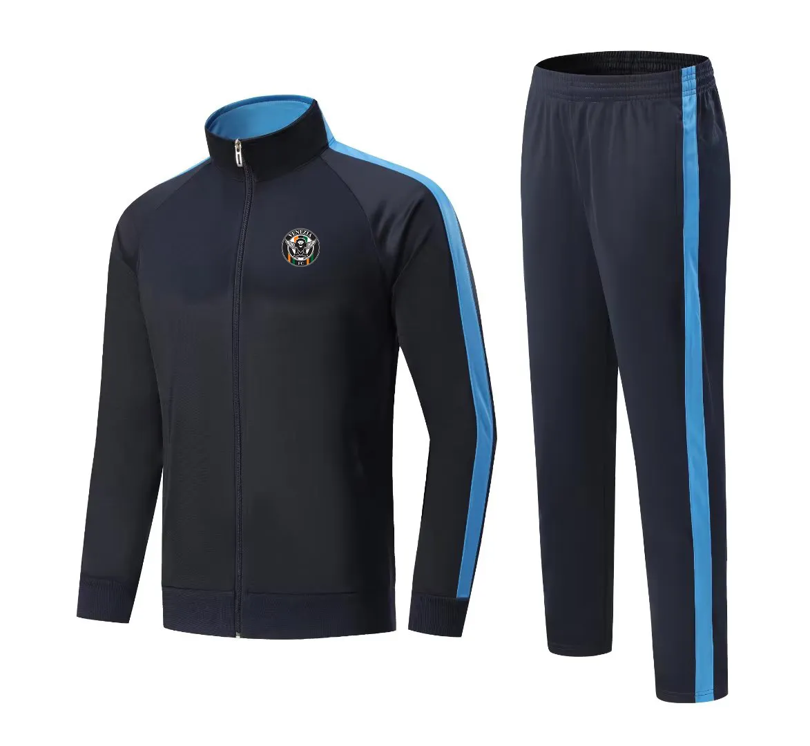 Venezia Uomo adulto bambino set sportivo per il tempo libero outdoor caldo Felpa sportiva per il tempo libero con cerniera completa in inverno