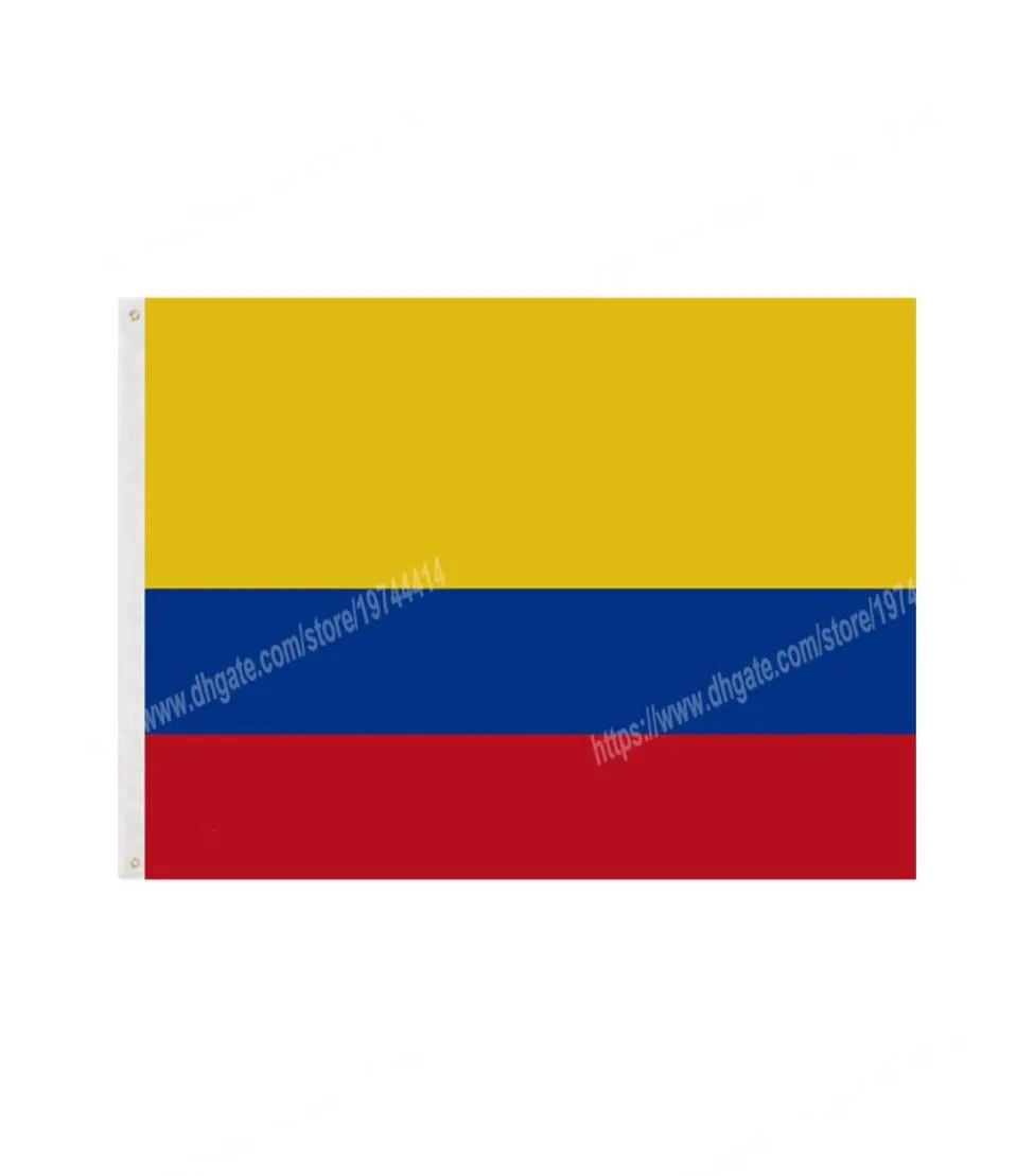 コロンビアフラグナショナルポリエステルバナーフライング90 x 150cm 3 5ft旗世界中の屋外はカスタマイズできます8768240