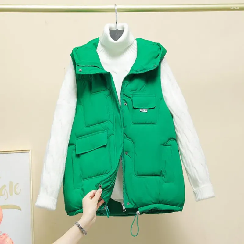 Stylish Sleeveless Womens Puffer Vest Kmart With Quilted Hood And