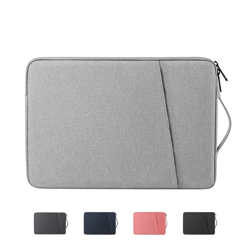 Laptop Bags Laptop Bag 14 16 13 15.6 Inch Case For Air iPad Pro Mac Book M2 M1 Women Men Notebook Sleeve Cover Accessories 231031