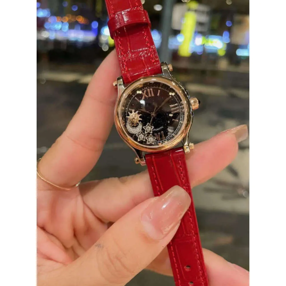 Luxury Antique Diamond Watches Ladies Chopares Classic Quartz