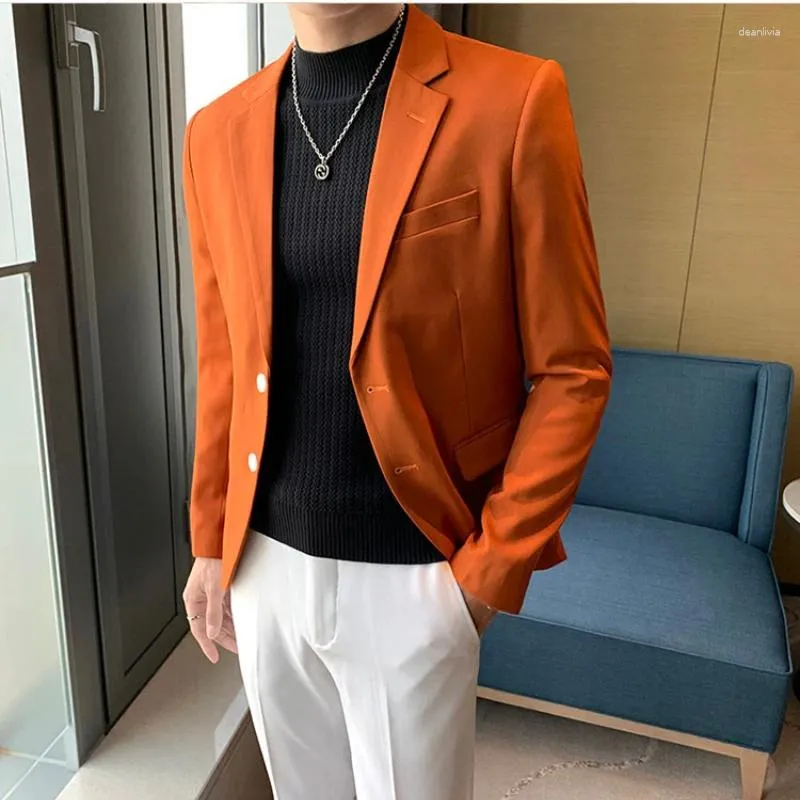 Ternos masculinos clássicos, casacos de casamento, negócios, casual, uso diário, cor sólida, coreano, elegante, luxuoso, jaqueta fina, smoking, vestido, blazers