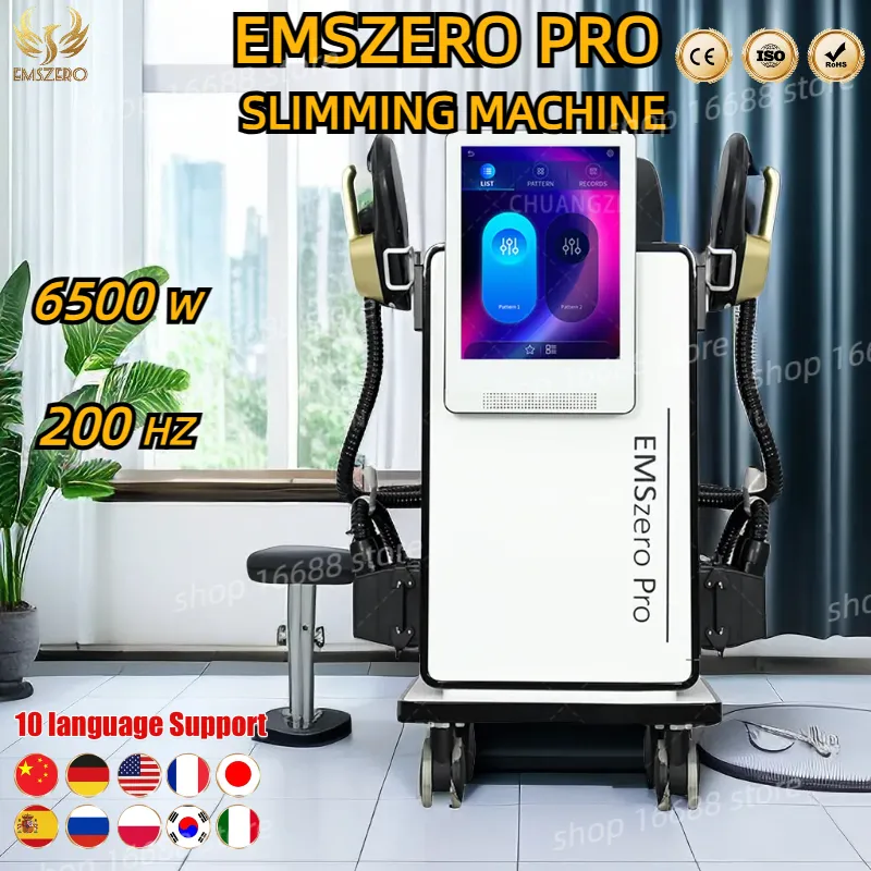 EMSZERO PRO Slimming Body Sculpting Machine 200Hz 6500W Electrical
