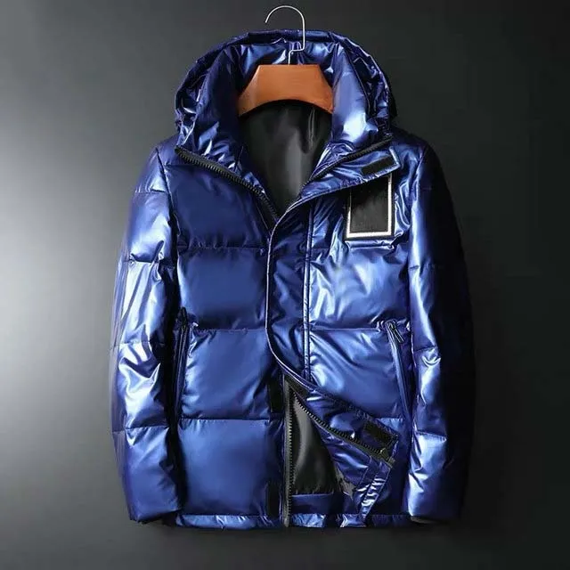 Mens Winter Fashion Diseñador Down Chaqueta Engrosamiento espesante de deportes cálidos Aprendas a prueba de agua Parker Coats Men chaquetas elegantes clásicas de parka M-3XL