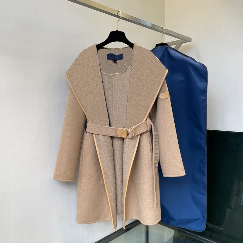 Manteau Long En Laine À Capuche Pour Femme Vêtements Dextérieur