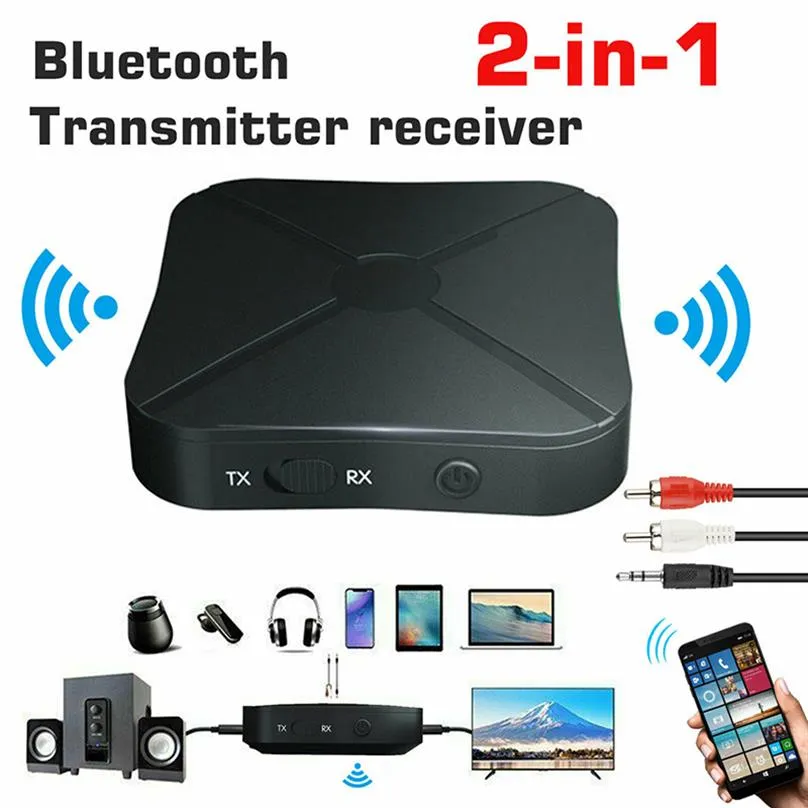 Transmissor Bluetooth e adaptador de receptor 2 in1 Bluetooth sem fio 4 2 ADAPTOR DE AUDIÇÃO DE AUDIO