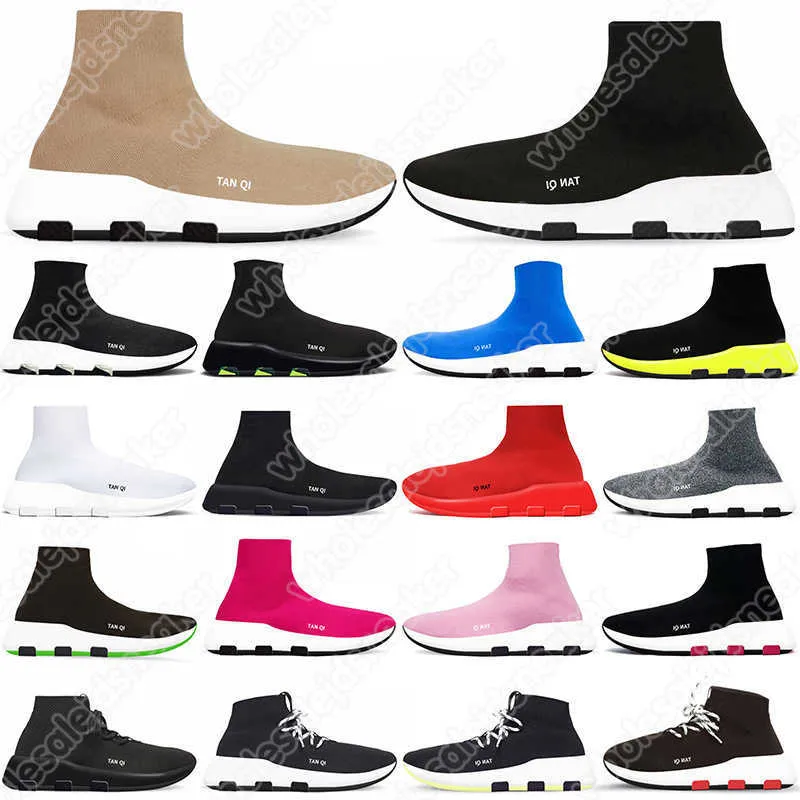الصنادل 2022 أحذية جورب للرجال نساء بيج أسود أبيض الباندا المصمم غير الرسمي منصة الأحذية الرياضية