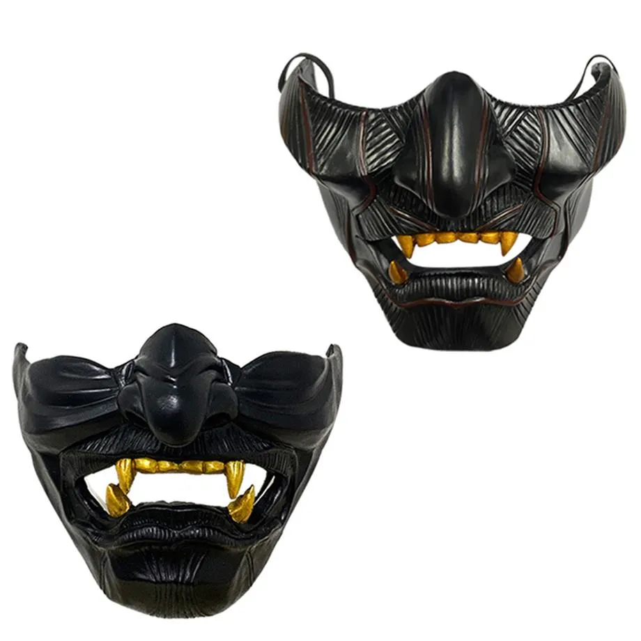 Ghost Of Tsushima Japan Hannya Resin Mask Artwork Halloween Party Resin