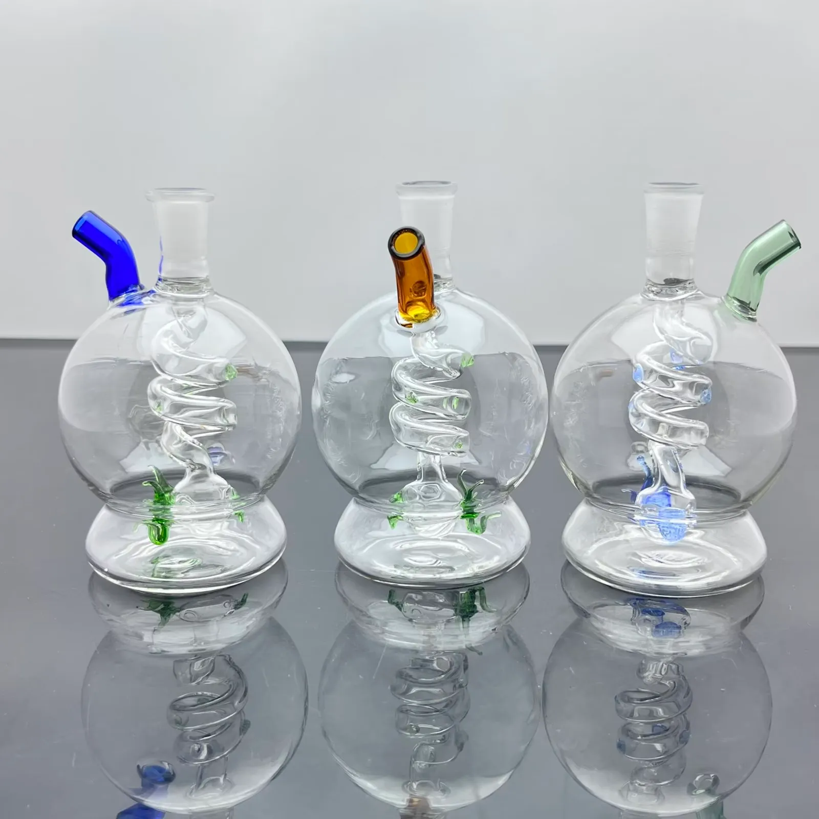 Fumer Pipe Voyage Tabac narguilé bols Nouvelle bouteille d'eau en verre Panlong faite à la main Accessoires Shao Guo