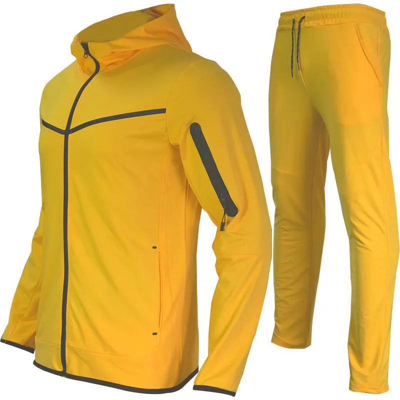 Tracksuits Designer Tracksuit cien men męsko -hourted sportowa technologia polarowe spodnie dreski sportowe spodnie luźne jeden zip men kamuflaż azjatyckie stroje garnitury torowe