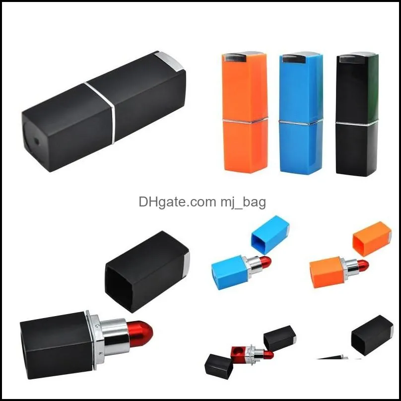Rauchpfeifen Lippenstiftförmige Zigarettenhalter Mtiple Filtration Metallrauchpfeifen Mini-Lippen Handpfeife Rauchzubehör Neues Produkt Dh9Ky