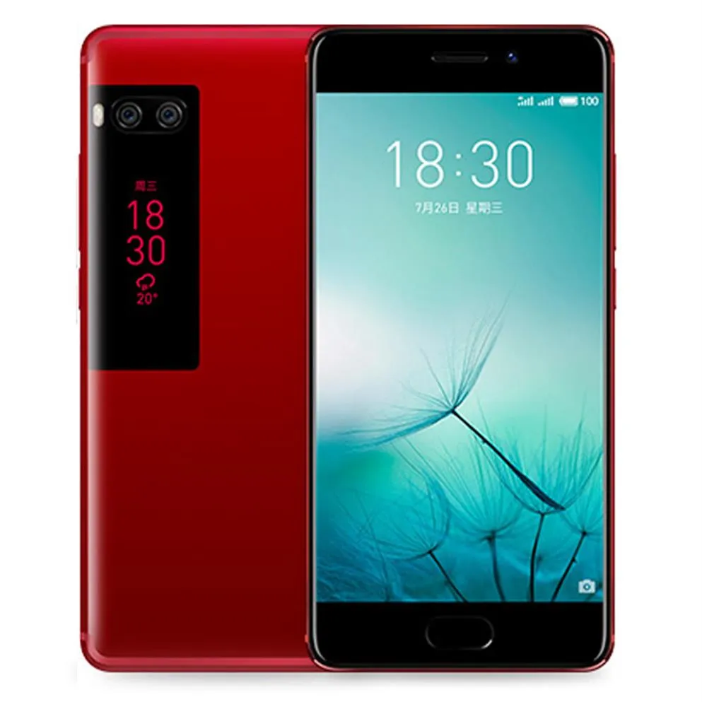 Оригинальный Meizu Pro 7 4G Мобильный телефон 4GB RAM 64GB 128GB ROM MTK Helio X30 DECA Core Android 5 2 16 0 Мп ID Finger Print ID Smart Celphone264c