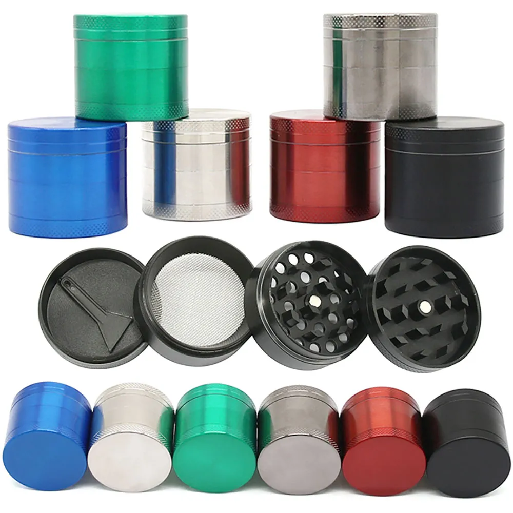Metal Crafters Zinc Alloy Herb Grinder 4 Parts Precision Grinding, Easy Cleaning & Storage