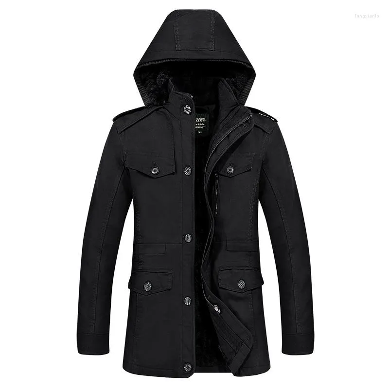 Men's Jackets Winter Jacket Men Casual Cotton Thick Warm Coat Men's Outwear Parka Plus Size 6XL Coats Windbreak Snow Military
