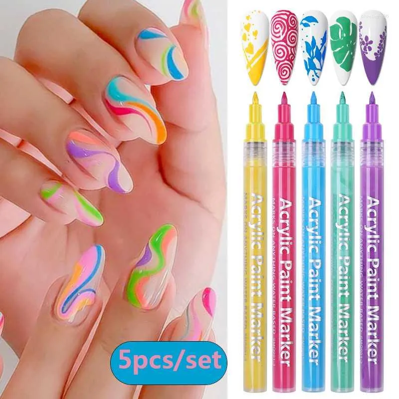Acrylic Paint Markers Nail Art Pen Designs Premium Nail Art Liner