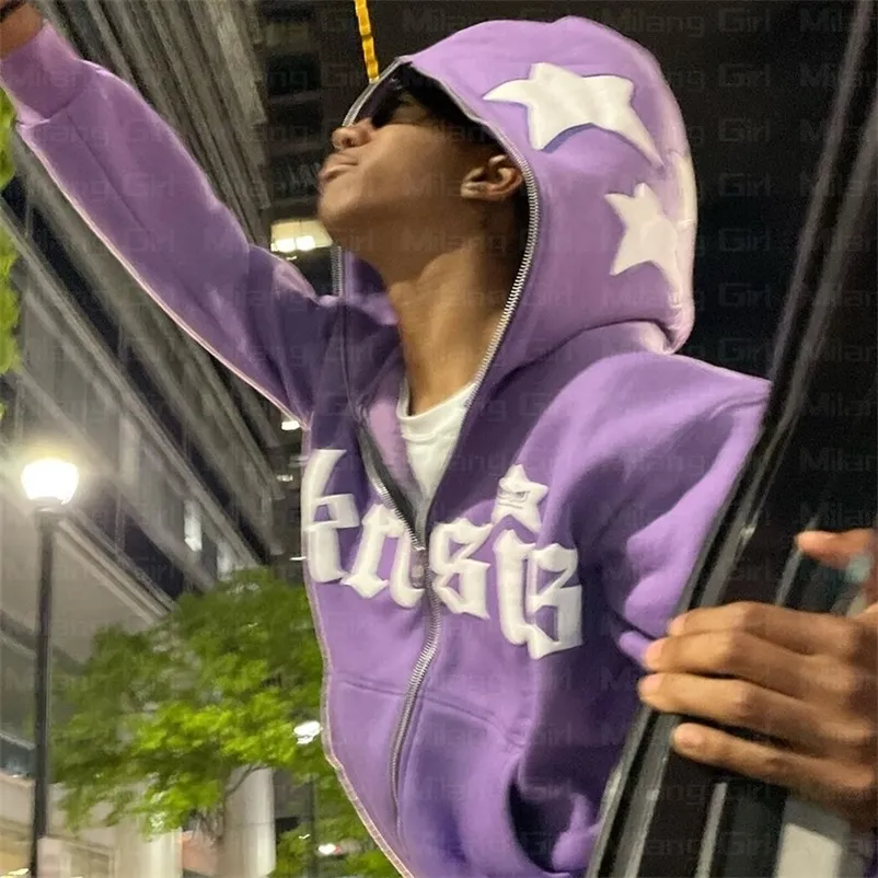 Hoodie with stars on sleeves hotsell