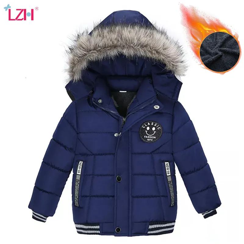 Abrigo cálido para niños al aire libre, resistente al viento, chaqueta con  capucha para niños pequeños, chaquetas gruesas para niños (negro, 2-3 años)