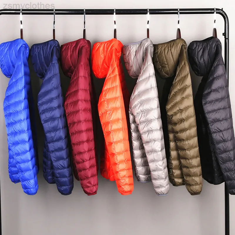 Parkas Erkek Tüm Sezon Ultra Hafif Paketlenebilir Şişme Ceket Suya Ve Rüzgara Dayanıklı Nefes Alabilir Ceket Büyük Boy Erkekler Hoodies Ceketler